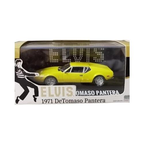 GreenLight 1/43 1971 DETOMASO PANTERA Diecast Collection of Simulation Alloy Car Model Children Toys