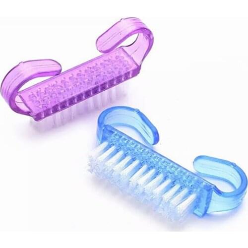 3pcs Nail Cleaning Nail Brush Tool Plastic File Manicure Pedicure Soft Remove Dust Manicure Tool Clean Brush for Nail Care Tools