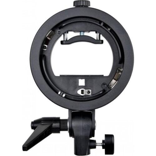 Godox S-Type Bracket Elinchrom S Mount Holder Fit Speedlite Flash Snoot Softbox Reflector