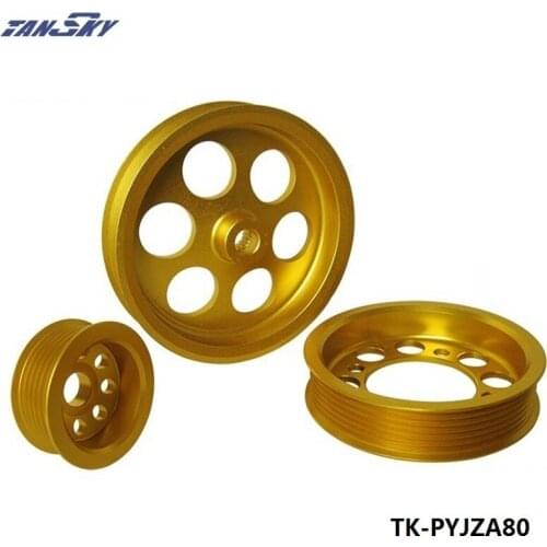 LIGHTWEIGHT CRANK PULLEY For 93-97 TOYOTA SUPRA JZA80 2JZGTEUNDERDRIVE TK-PYJZA80