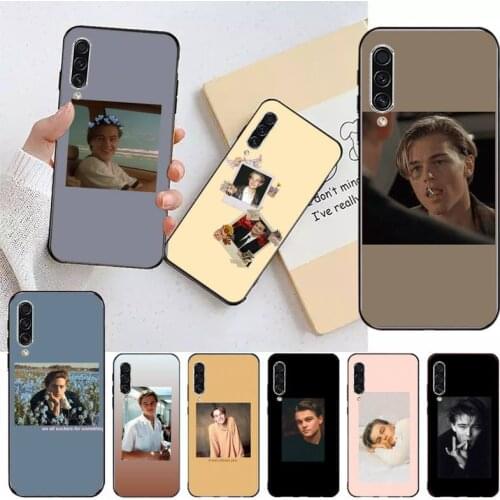 Leonardo Dicaprio young cool Phone Case For Samsung A40 A31 A50 A51 A71 A20E A20S S8 S9 S10 S20 Plus note 20 ultra