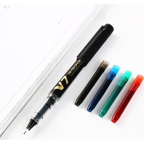 LifeMaster Japan Pilot Pen Ink Cartridge BXS-IC Gel Pen BXC-V5 Refill (3pcs ink/pack) Writing Supplies BXS-IC-S3