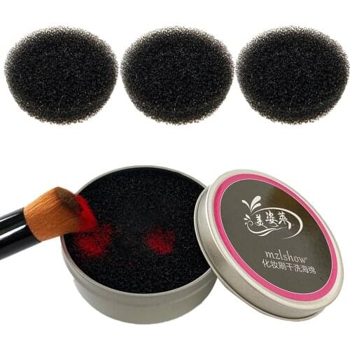 Makeup Brush Cleaner Sponge Remover Color From Brush Eyeshadow Sponge Tool Cleaner Quick Color From Make Up Brushes Cleaner New