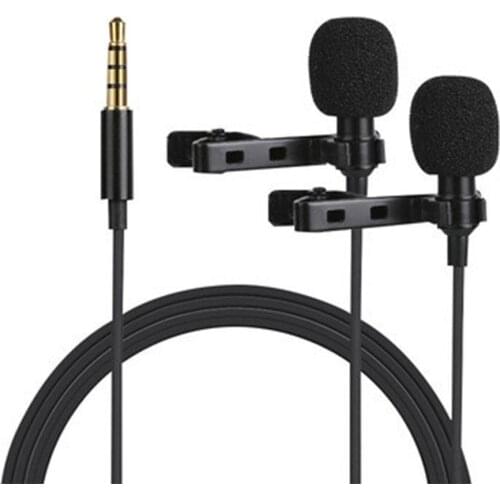 PC / Phone / Camera Mini USB Microphone Lapel Lavalier Mic Portable External Buttonhole Microphones For IPhone Laptop