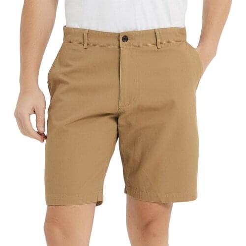 100% Cotton Mens Shorts Casual Classic Fashion Fit Comfy Chino Golf Short US Size