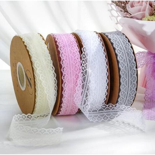 2.5 cm wide Non-stretch Lace macrame Side lace 400 Yard