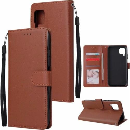 10pcs/lot Solid color Wallet PU Leather +TPU Case For huawei P40 P40Pro P40lite Nova 7i Nova 6SE With Photo Frame Card