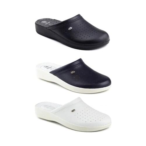 Gezer 4 Points Orthopedic Slippers for Doctors and Nurses, High Quality, White, Black, Dark Blue