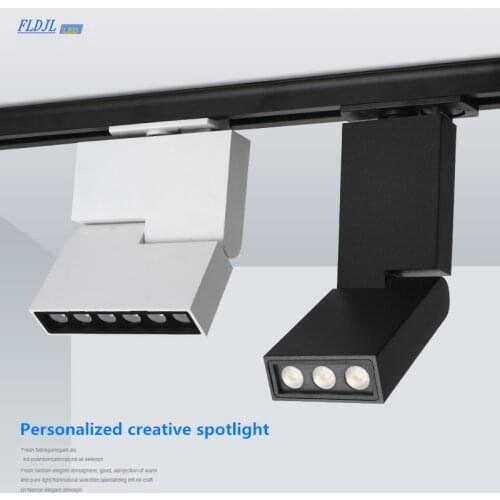 Dimmable LED Track Light 6W 12W Ceiling Rail Spotlight Led Tracking Fixture Spot Lamp Lighting For Shop Store Home Showroom