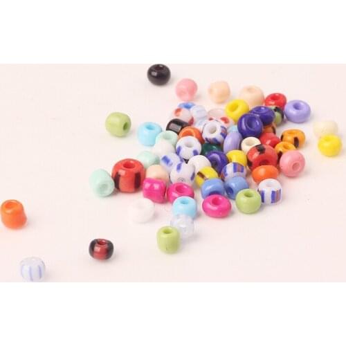 Mini Colorful Glass Beads Multipurpose DIY Jewelry Making Accessories Handmade Bracelets Necklace Crafts