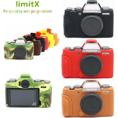 Silicone Armor Skin Camera Bag Case Body Cover Protector for Fujifilm X-T100 XT100 Digital Camera ONLY