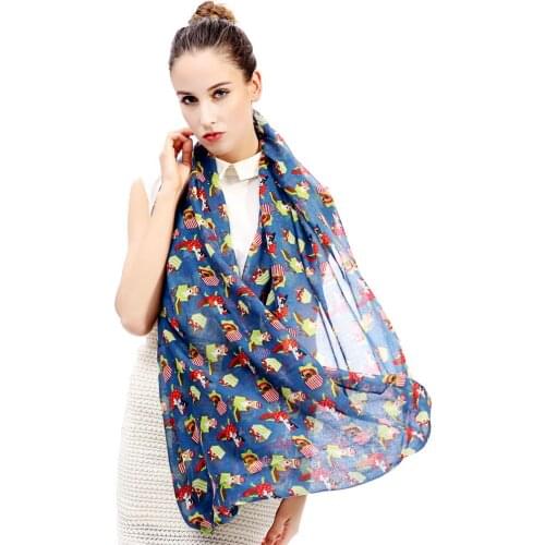 Dog Pet Print Infinity Loop Scarf Snood Scarves Womens Accessories Gift