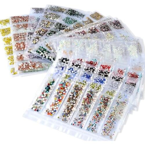 Flat Bottom Glass Rhinestone Craft Decoration FlatBack Cabochon Embellishments For Scrapbooking Accessories Nail Art DIY