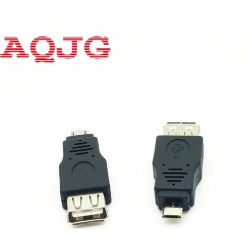 High quality USB Female to Micro USB Male 5 Pin Adapter Converter Computer Adapter Wholesale Usb 2.0 to Micro usb female
