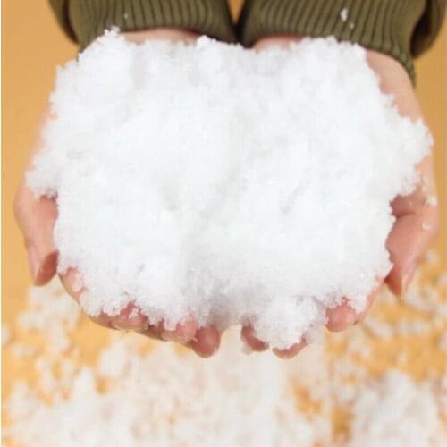 1 Pack Artificial Snow Instant Snow Powder Winter Decoration White Snowball For Children Snowball Fight Christmas Party Decor F