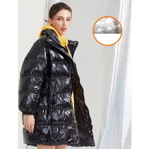 2020 90% White Duck Down Jacket Women Thick Warm Long Winter Coat Women Parka Female Snow Outwear Puffer Jacket Waterproof YQ426