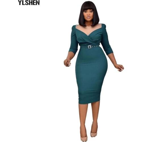 African Dresses for Women Dashiki Fashion Mesh Patchwork African Clothes Plus Size Black Print Retro Bodycon Party Africa Dress