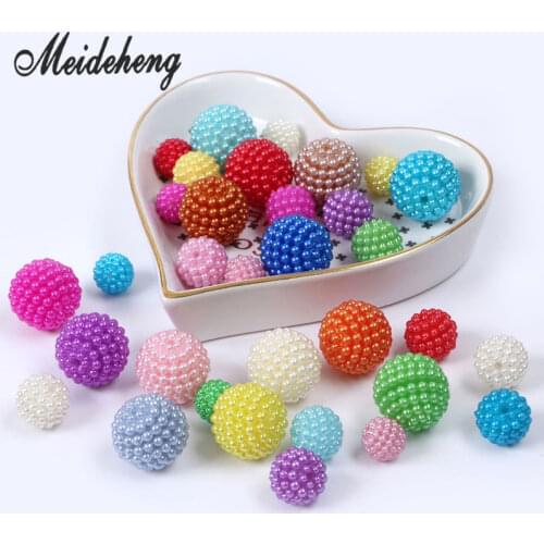 11/14/20mm ABS Round Multi Imitated Pearl Beads Supplies For Jewelry Making DIY Craft Accessories Beads Fit Jewelry Handmade