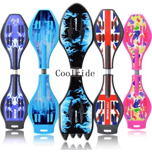 Coolride Transverse Skateboard 4-Layer Maple Wood Deck With T-Shape Tool For Kids Adults Beginners