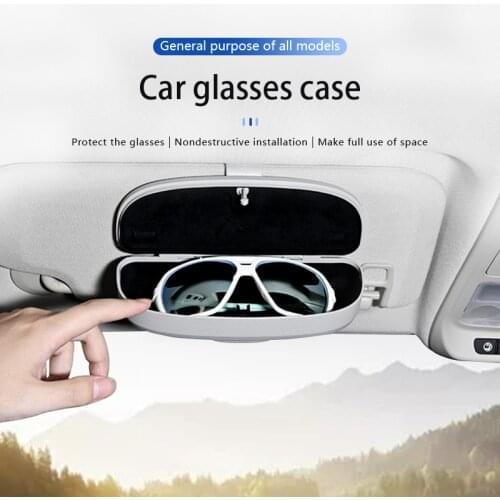 For Jeep Compass Glasses Holder Sunglasses Case Sunshades Car Accessories Etui Lunette AccessoriesCompass 2018 Renegade 2021 202