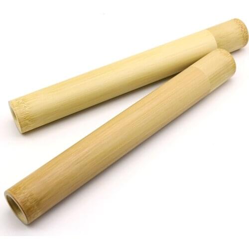 DR.PERFECT 100 Pieces Hand Made Bamboo Toothbrush Tube New Toothbrush Packing