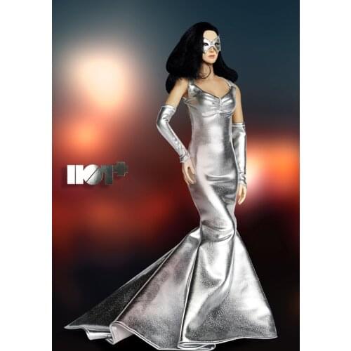 HotPlus HP020-HP022 1/6 Shinning on The Red Carpet Female Dress In Black / Gold/ Silver for 12" Collectible Action Figure DIY