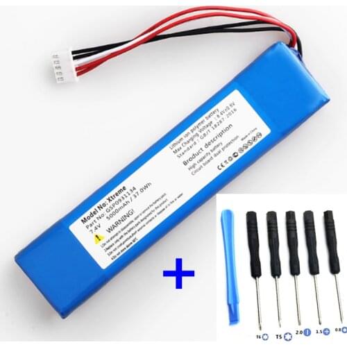 High quality 5000mah battery for JBL XTREME Xtreme GSP0931134 Battery + tracking number