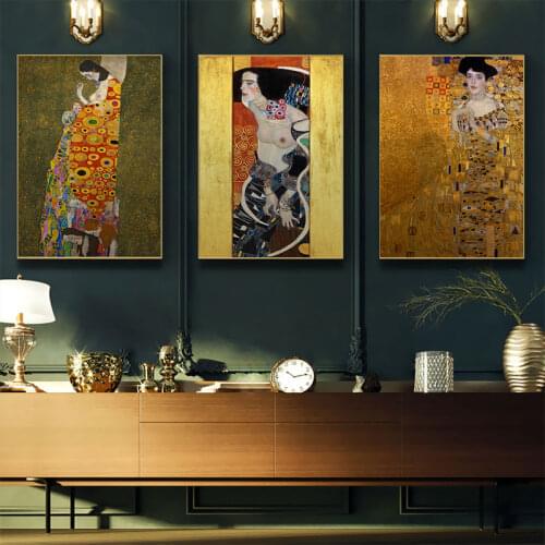 Gustav Klimt Canvas Print Painting Retro Famous Poster Modern Home Decoration Hd Print Wall Art Unframed Picture For Living Room