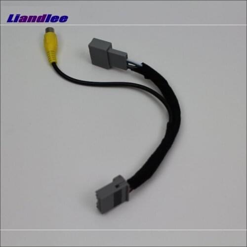Liandlee For Honda Civic 2011-2016 Car Rear View Camera RCA Adapter Wire Original Switch Connector Convertor Cable