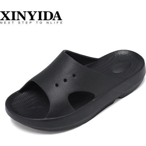 Unisex High-elastic Massage Slippers Slip On Breathable Couples Summer Slides Non-Slip Thick Sole Sandals Men Women Size 36-45