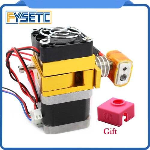 MK9 Extruder 12v 0.4mm Nozzle 100K Thermistor For 3D Printer Prusa I3 1.75mm Filament With MK9 Silicone Sock As Gift