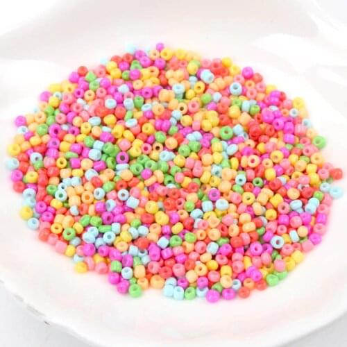Neon Crystal Glass Spacer beads Czech Seed Beads For jewelry handmade DIY Free shipping 2mm 1000pcs 3mm 500pcs BL005