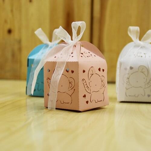 Individuality Originality Wedding Party Favors Candy Box Hollowed Packing Box Baby Shown Party Supplies Gift Box Bag