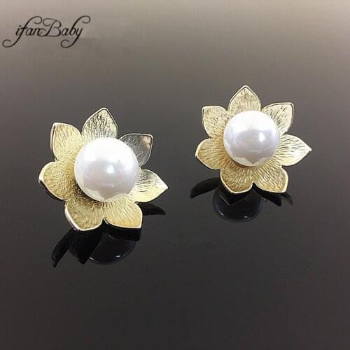 Buttons for DIY accessories metal pearl pendants