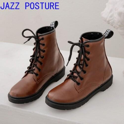 Calf mid-tube boots New fashion winter boots Womens autumn boots; botas mujer invierno; color, black, white, large size 43 w325