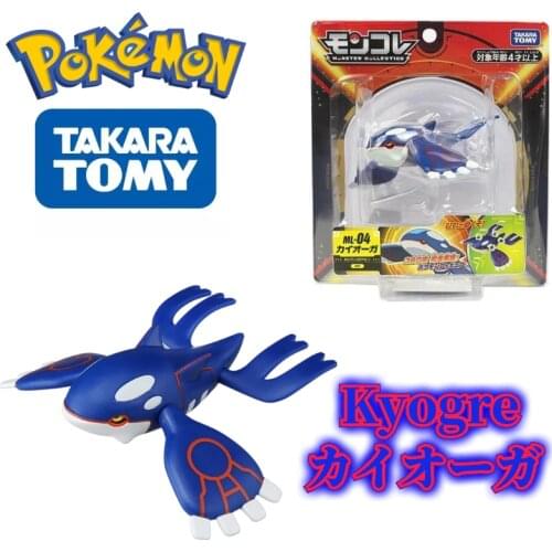 TOMY ML-04 Legendary Pokemon Figures Ruby And Sapphire Kyogre Toys High-Quality Perfectly Reproduce The Appearance Anime Gifts