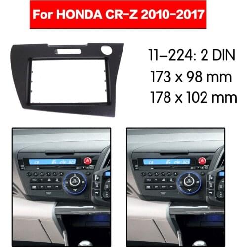 Top Quality Radio Fascia for HONDA CR-Z 2010+ (Right Wheel) Stereo Fascia Dash CD Trim Installation Kit 11-224