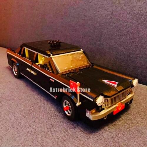 High-tech Series The Red Flag L5 Review Car Model Building Blocks Classic MOC Car-Styling Bricks Toys For Kids Birthday Gift