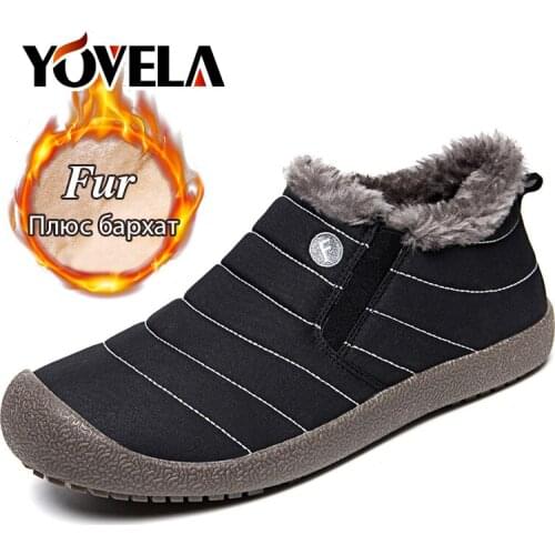 Women Winter Warm Plush Snow Boots Unisex Ankle Boots Fashion Waterproof Boots Women Quality Winter Casual Sexy Flat Boots 35-46