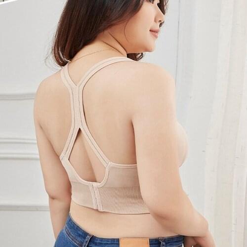 Plus Size Fitness Bras Padded Sport Bra Push Up Gym Tank Top Solf Women Running Vest Crop Tops High Elasticity intimates