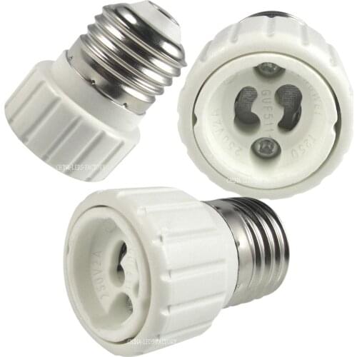 10pcs New E27 to GU10 Converter LED Light Lamp Bulb Adapter Adaptor Screw Socket