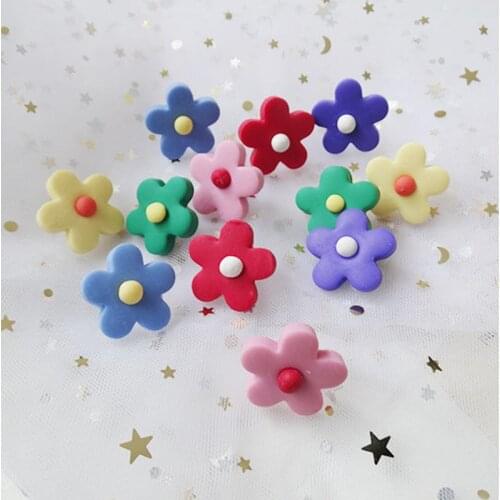 2021 New Design Fashion Jewelry Elegant cute small Flower Earrings Summer Style Beach Party earring for woman