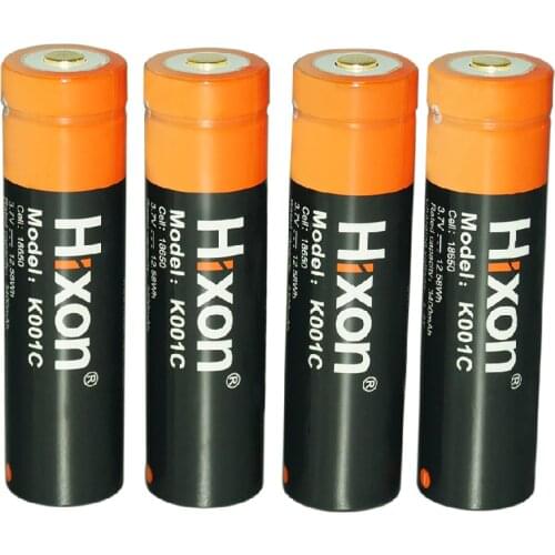4pc 3400mAh 18650 Protected Battery 3.7V Rechargeable Lithium Ion Battery for Flashlights Torch with PCB board high quality