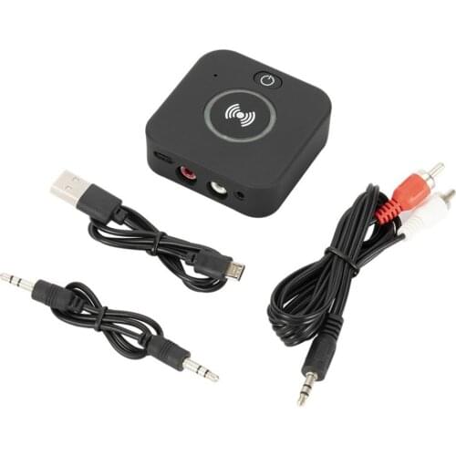Bluetooth-Compatible 5.0 RCA Audio Receiver APTX 3.5mm AUX Jack Music NFC Wireless Transmitter Adapter For Car Computer Speakers