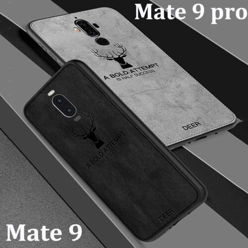 For Huawei Mate 9 9pro Case Mate 9 pro Soft phone case Mate9pro Protection Back Cover Cloth + TPU cases For Huawei Mate9 Shell