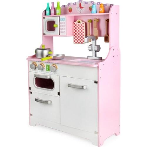 Childrens Kitchen Toys Simulation Houseware Kitchen Wood 3-6 Years Old Boys And Girls Baby Cooking Set Toys Gift