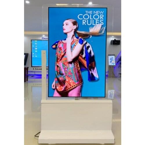 Capacitive touch OLED double-sided transparent advertising machine 55-inch OLED LCD transparent display