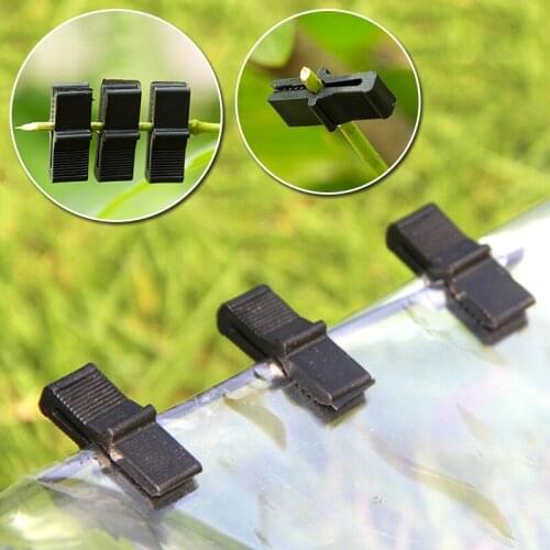 50pcs Plastic Film Fixed Clips Greenhouse Film Clamps Plant Cover Clips Gardening Supplies