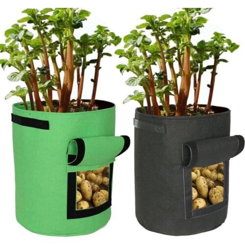 Potato Planting Grow Bags Vegetable Plant Growth Moisturizing Eco-Friendly Outdoor Garden Save Storage Space Pot