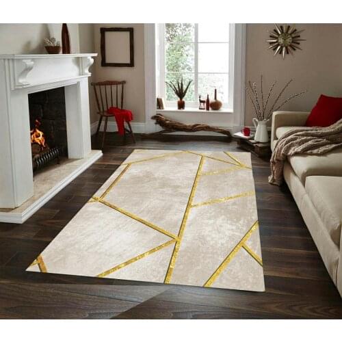 Secret in Geometry 5 Patterned Carpet ,Non Slip Floor Carpet,Teens Carpet,Turkish Rug